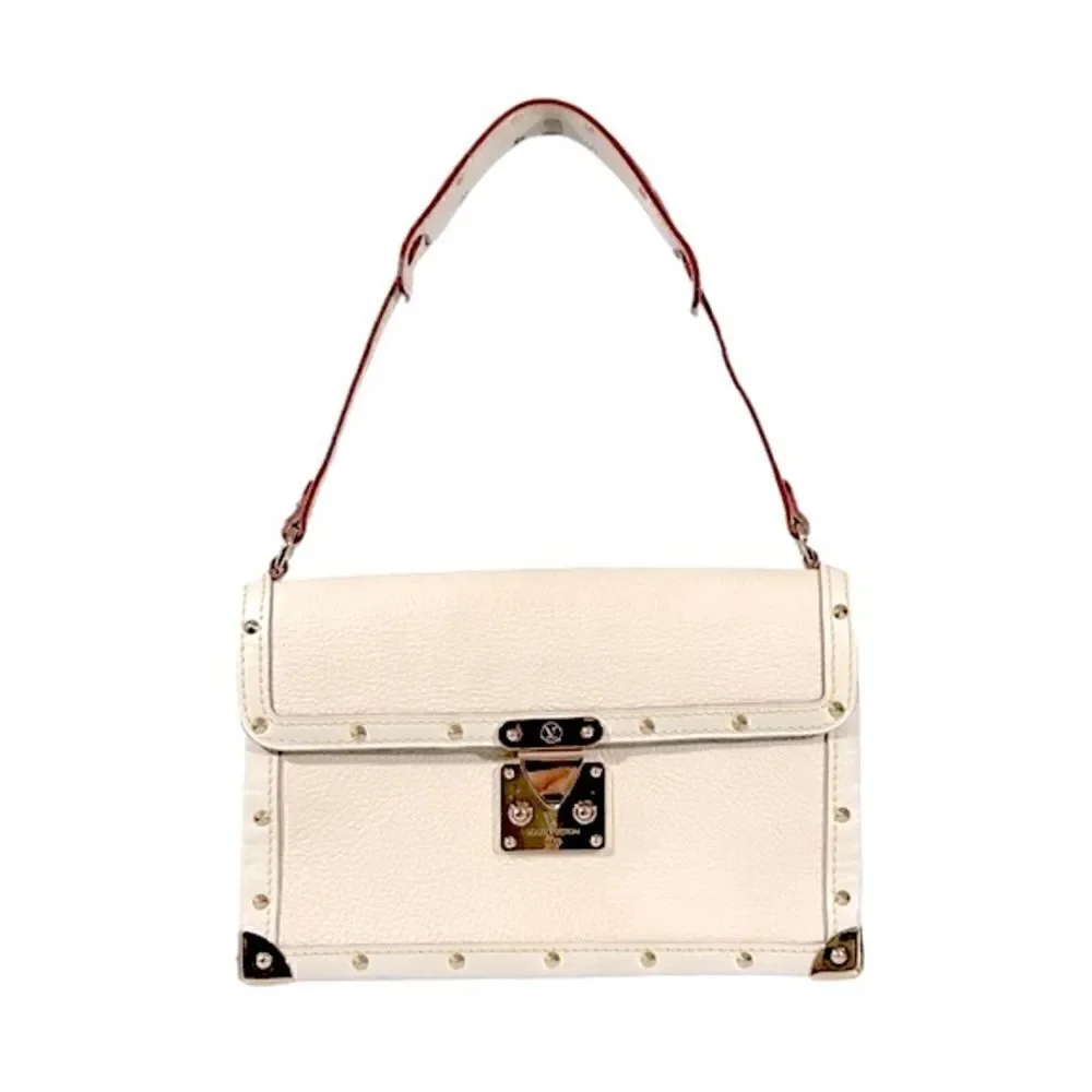 Louis Vuitton Suhali L'Aimable Leather Shoulder Handbag White (Ivory)